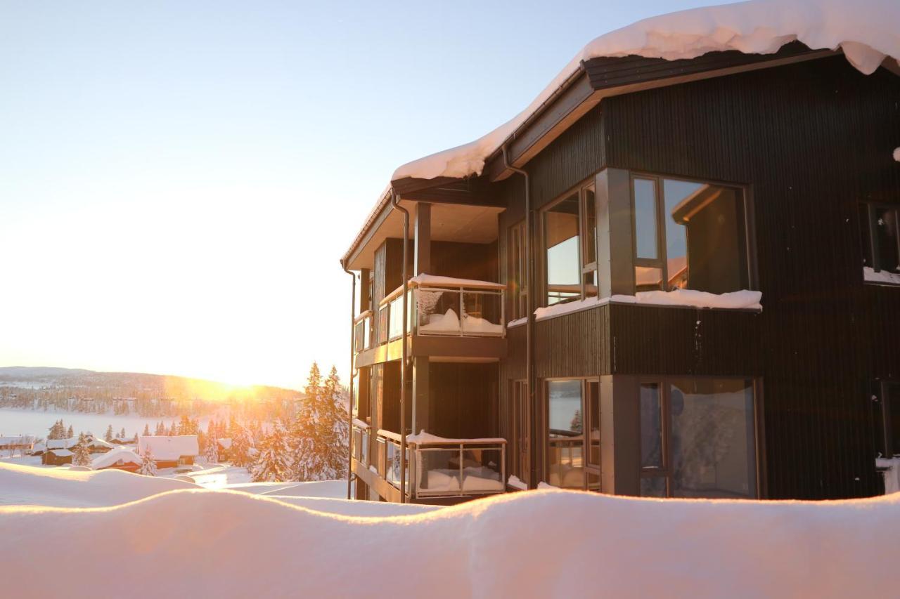 Beautiful Penthouse With Panoramic View At Sjusjoen Apartment Bagian luar foto