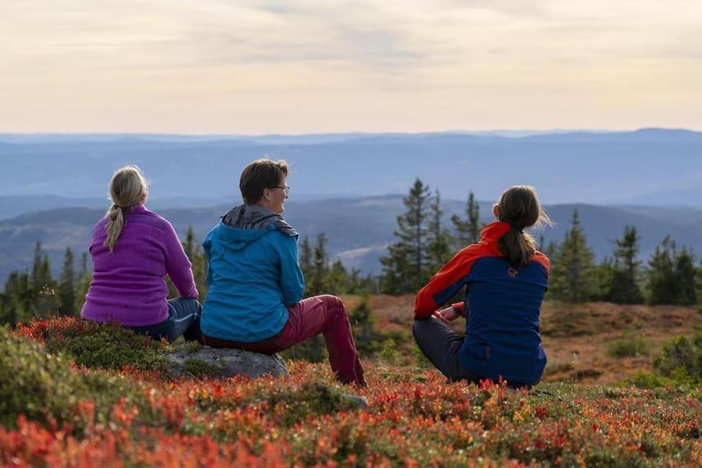 Beautiful Penthouse With Panoramic View At Sjusjoen Apartment Bagian luar foto