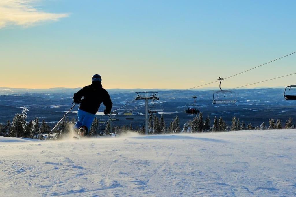 Beautiful Penthouse With Panoramic View At Sjusjoen Apartment Bagian luar foto