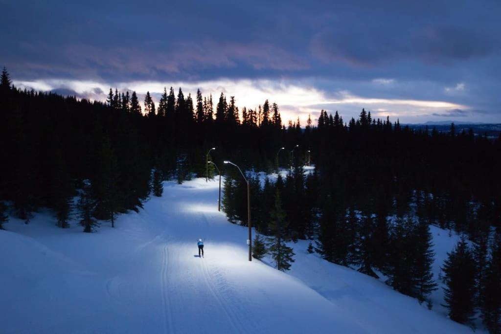 Beautiful Penthouse With Panoramic View At Sjusjoen Apartment Bagian luar foto