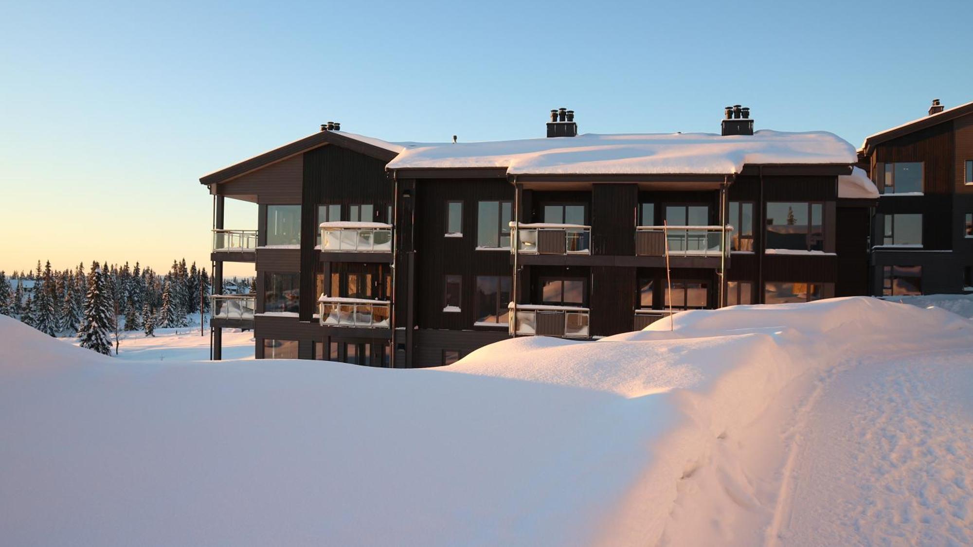 Beautiful Penthouse With Panoramic View At Sjusjoen Apartment Bagian luar foto