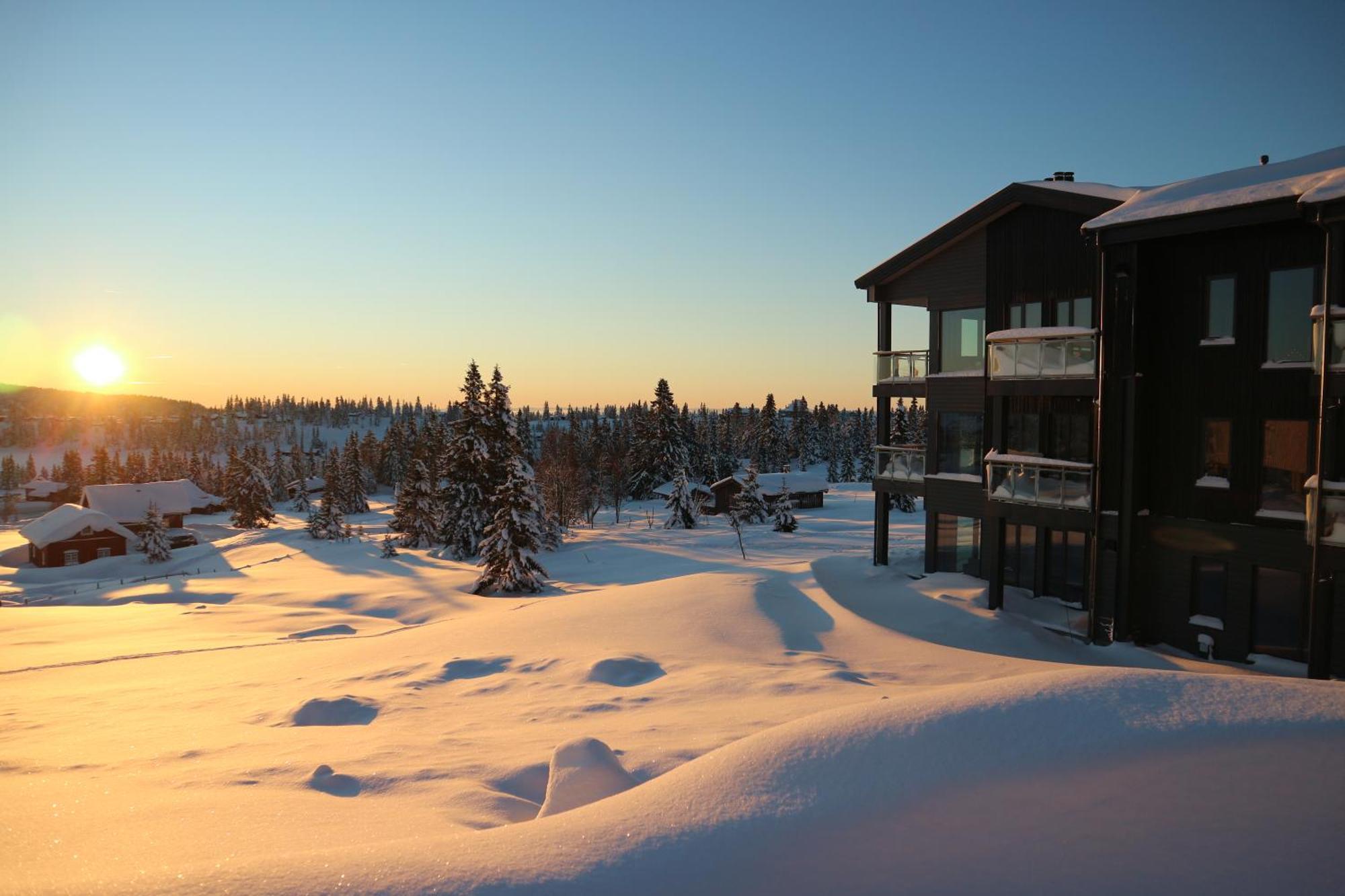 Beautiful Penthouse With Panoramic View At Sjusjoen Apartment Bagian luar foto